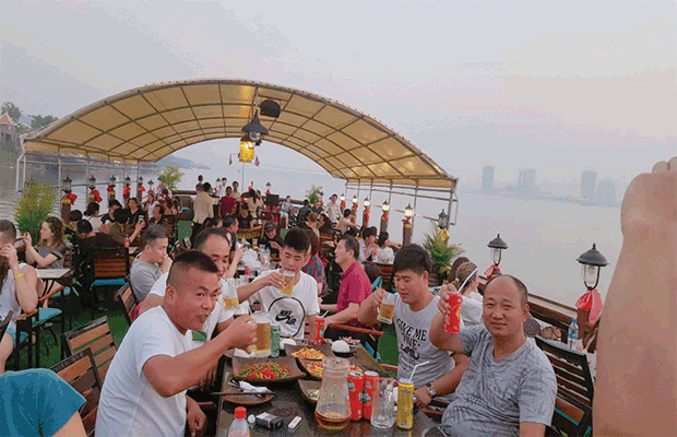 Phnom Penh Sunset Dinner Cruise on Mekong River include return transfers