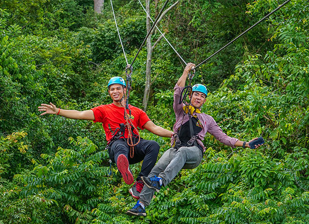 Angkor Zipline (Fly in the jungle)